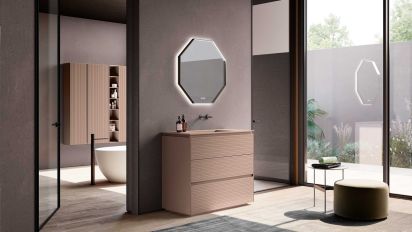 Mobili da Bagno con Maniglia a Gola